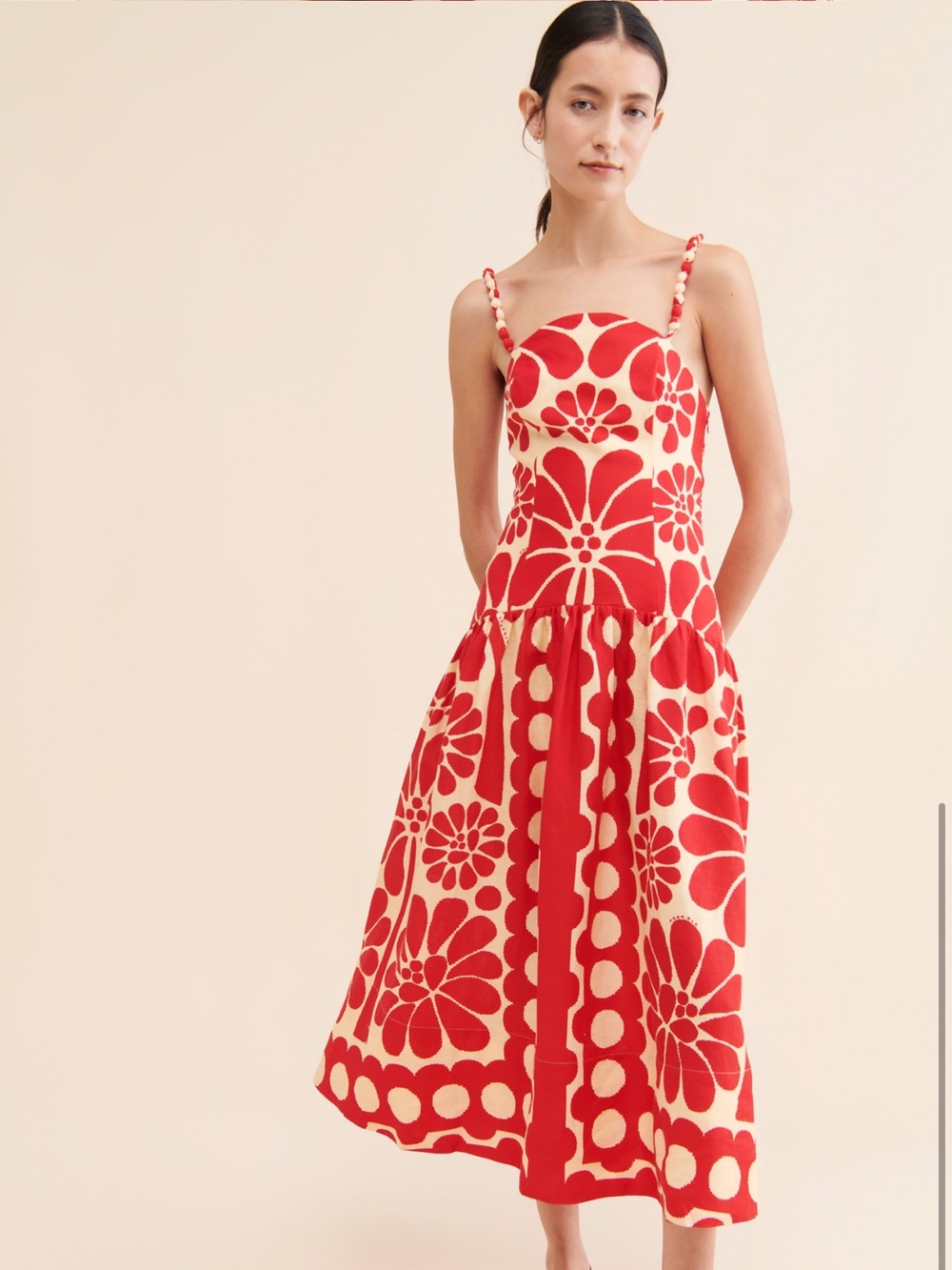 SOLD OUT FARM rio Palermo linen midi dress
